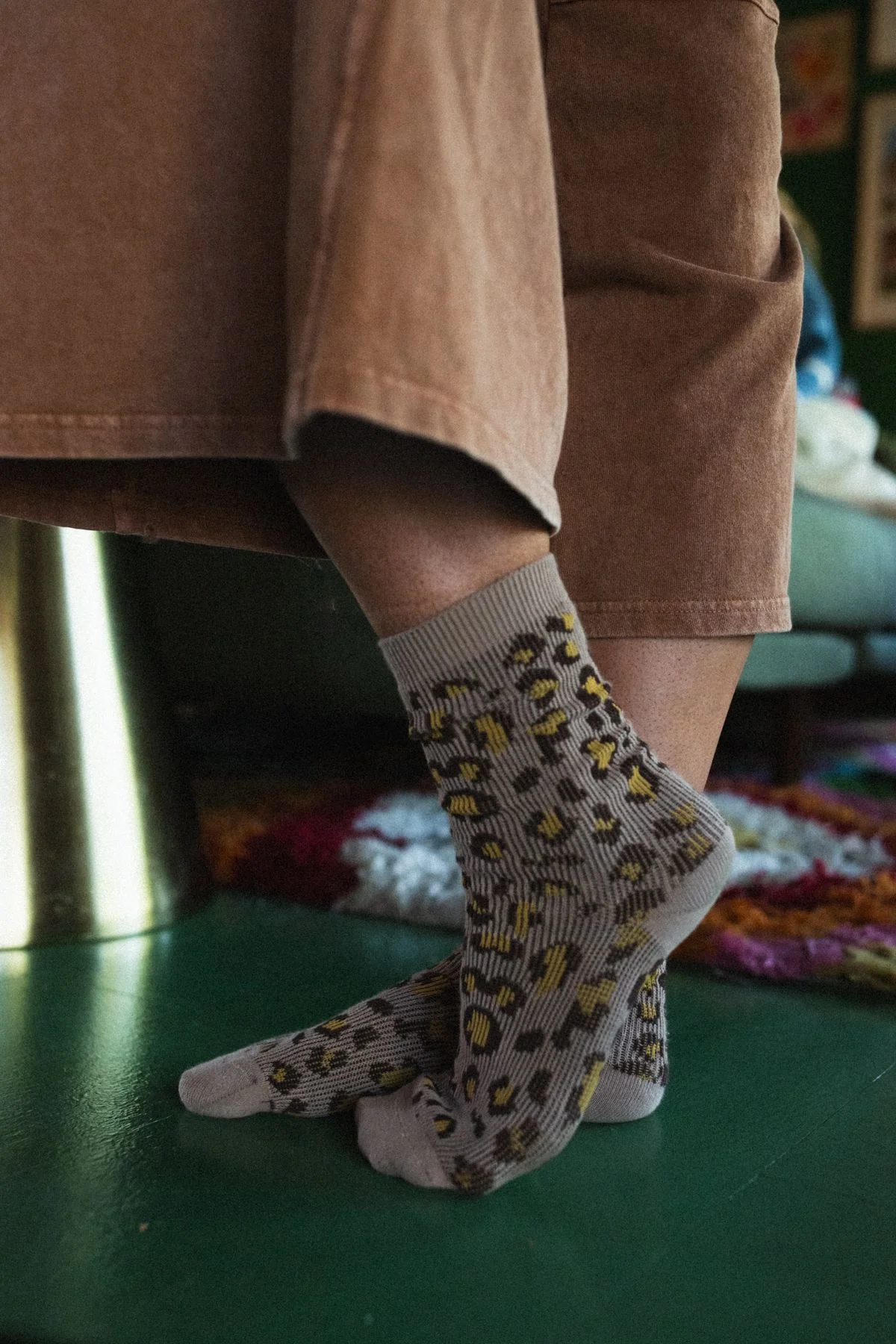 Wild Stride Socks - Taupe