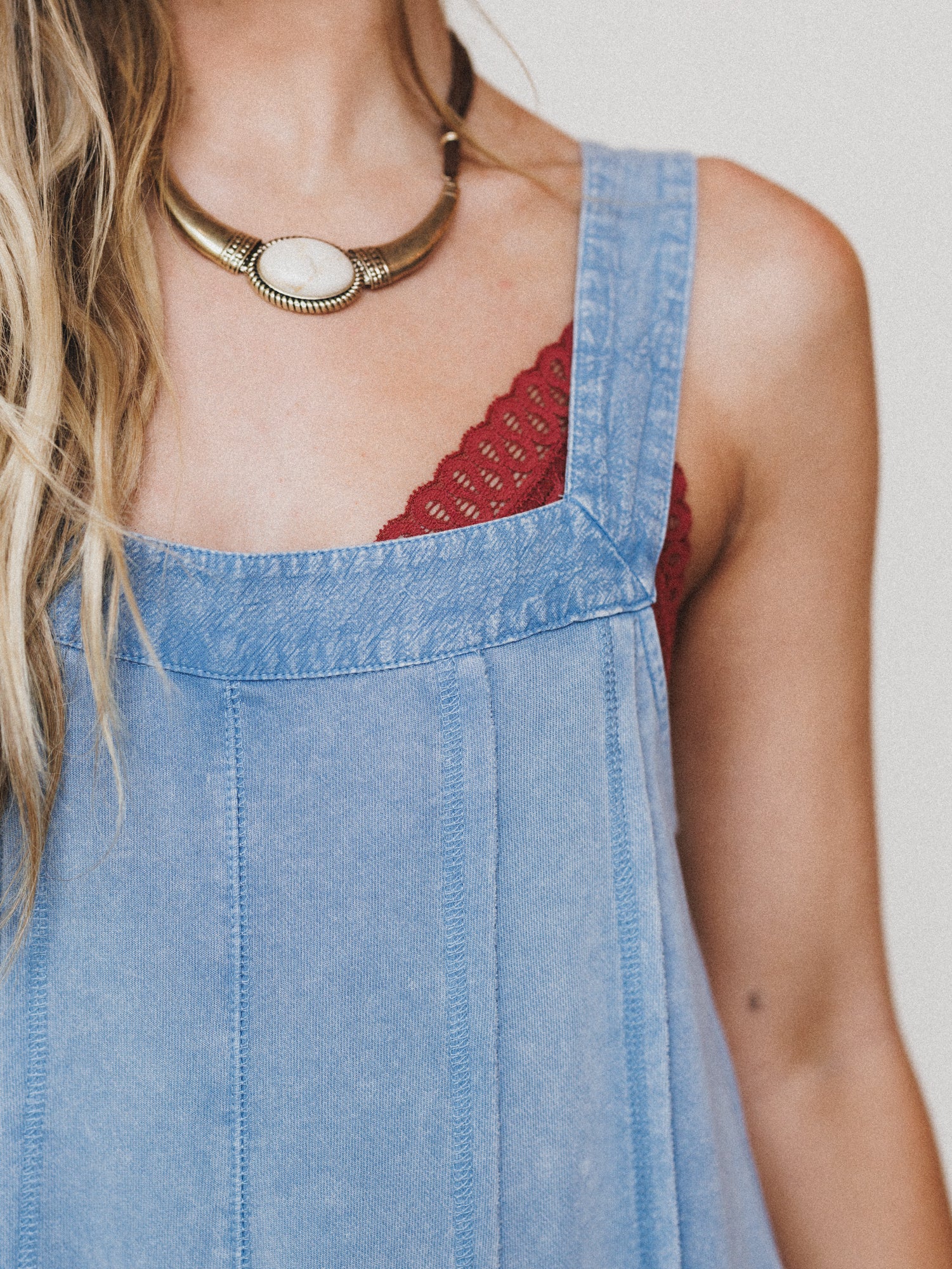 Wild Sun Jumpsuit - Dusty Blue - Image 3