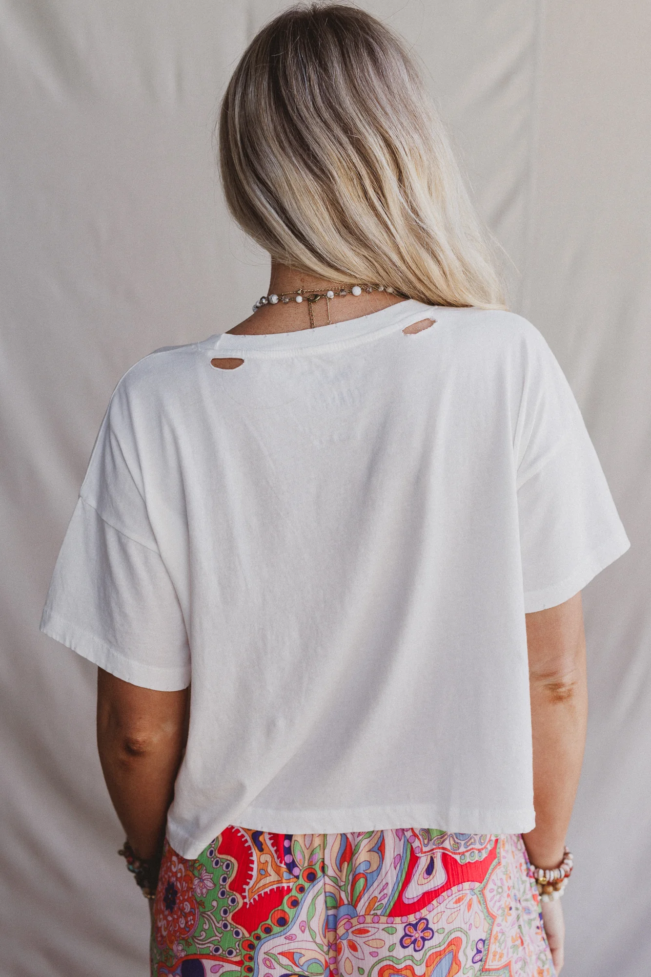 Wild Tracks Graphic Tee - Ivory - Image 4