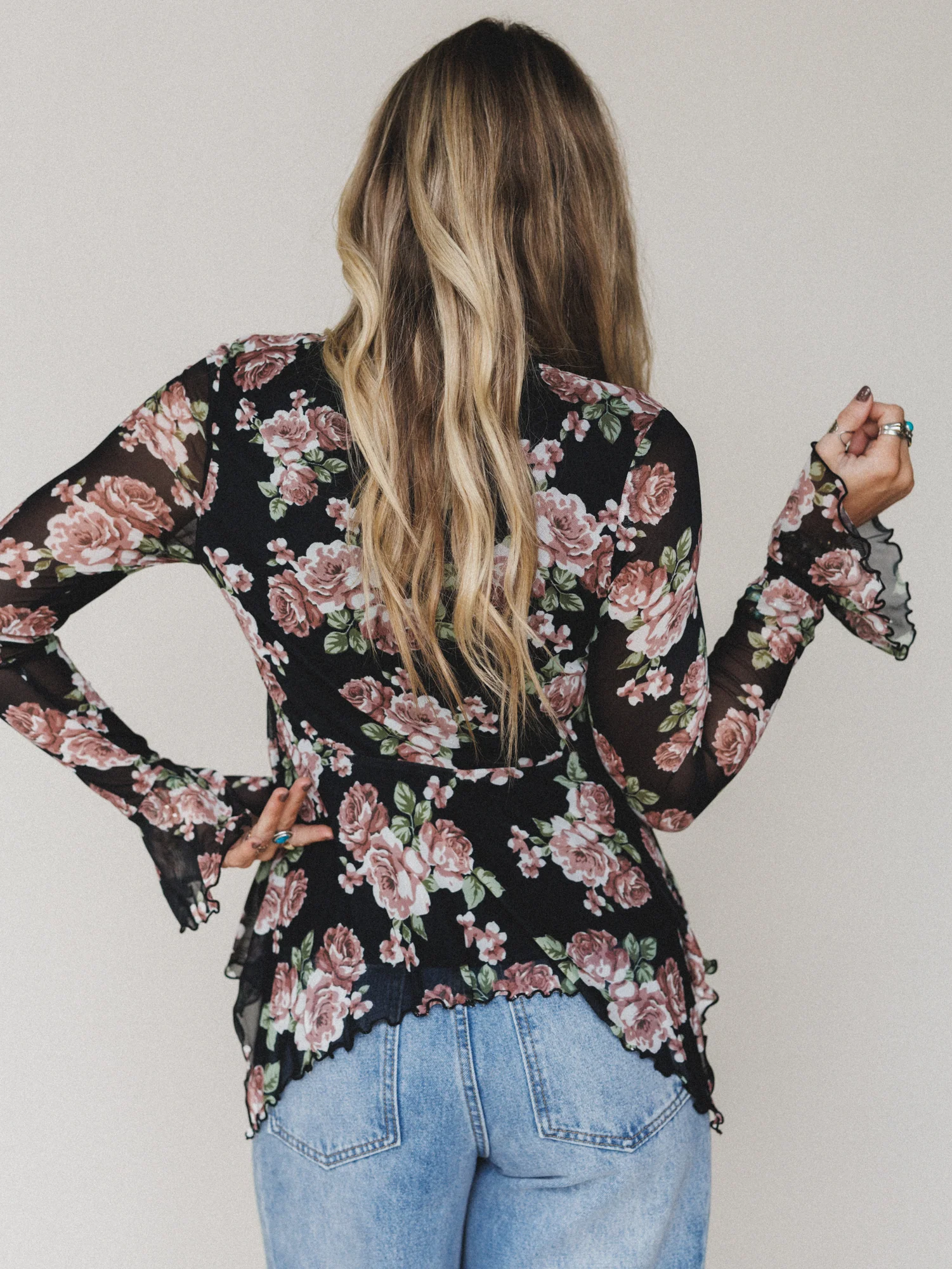 Wild Whisper Top - Black - Image 4