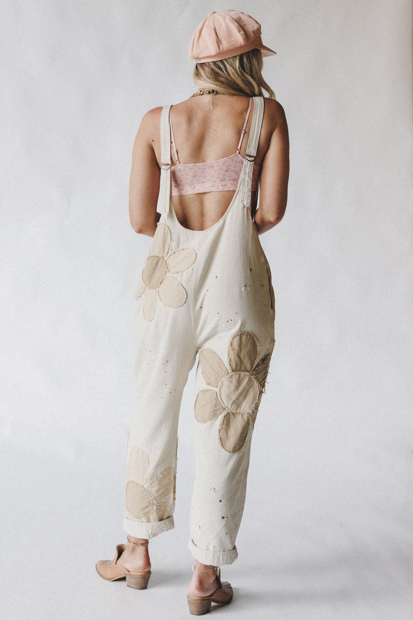 Wild Wish Patchwork Jumpsuit - Natural - Image 5