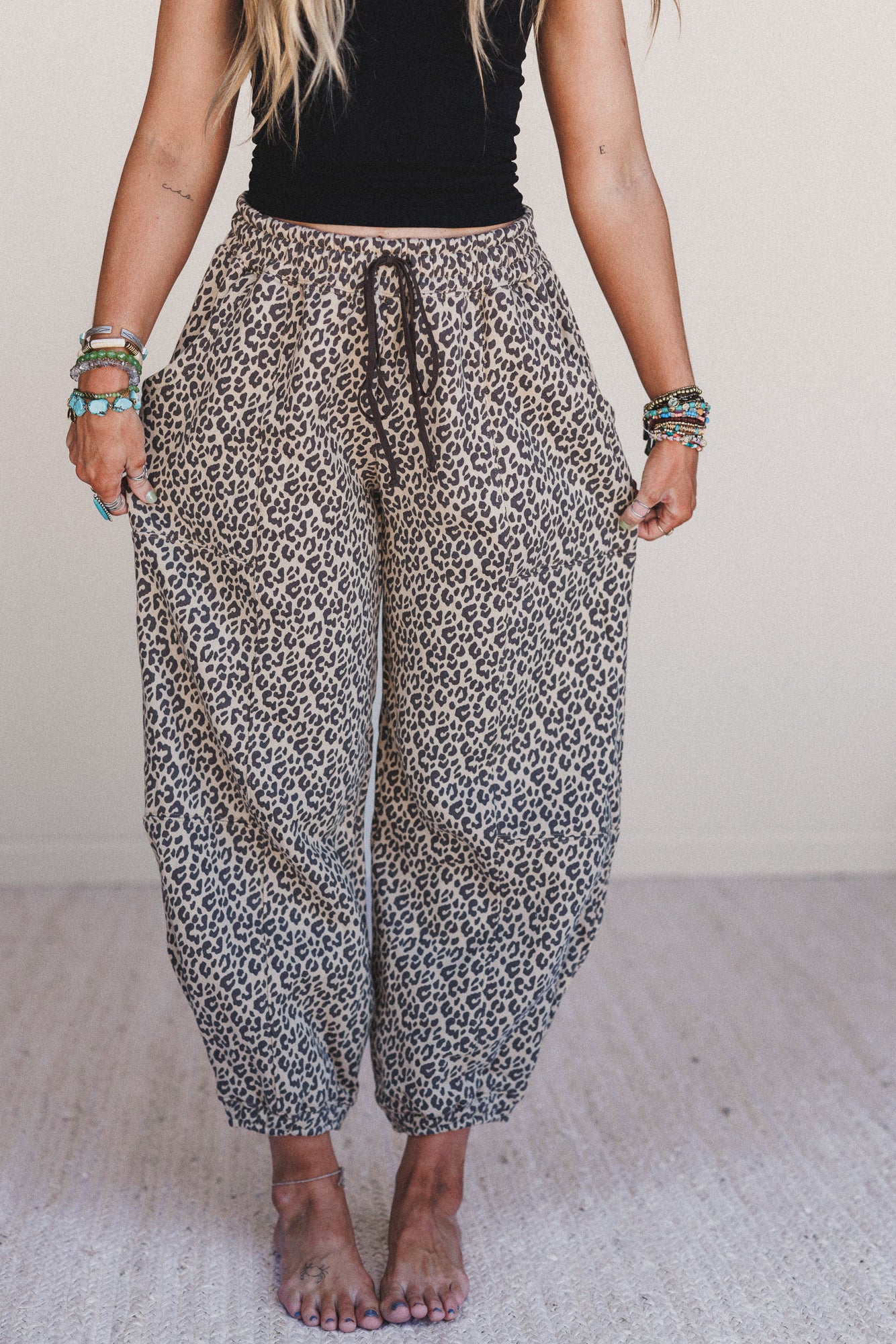 Wildcat Leopard Pants - Black - Image 5