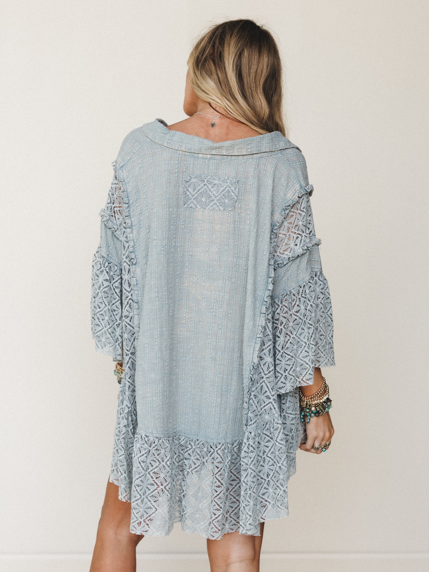Wildflower Nana Top - Blue - Image 3