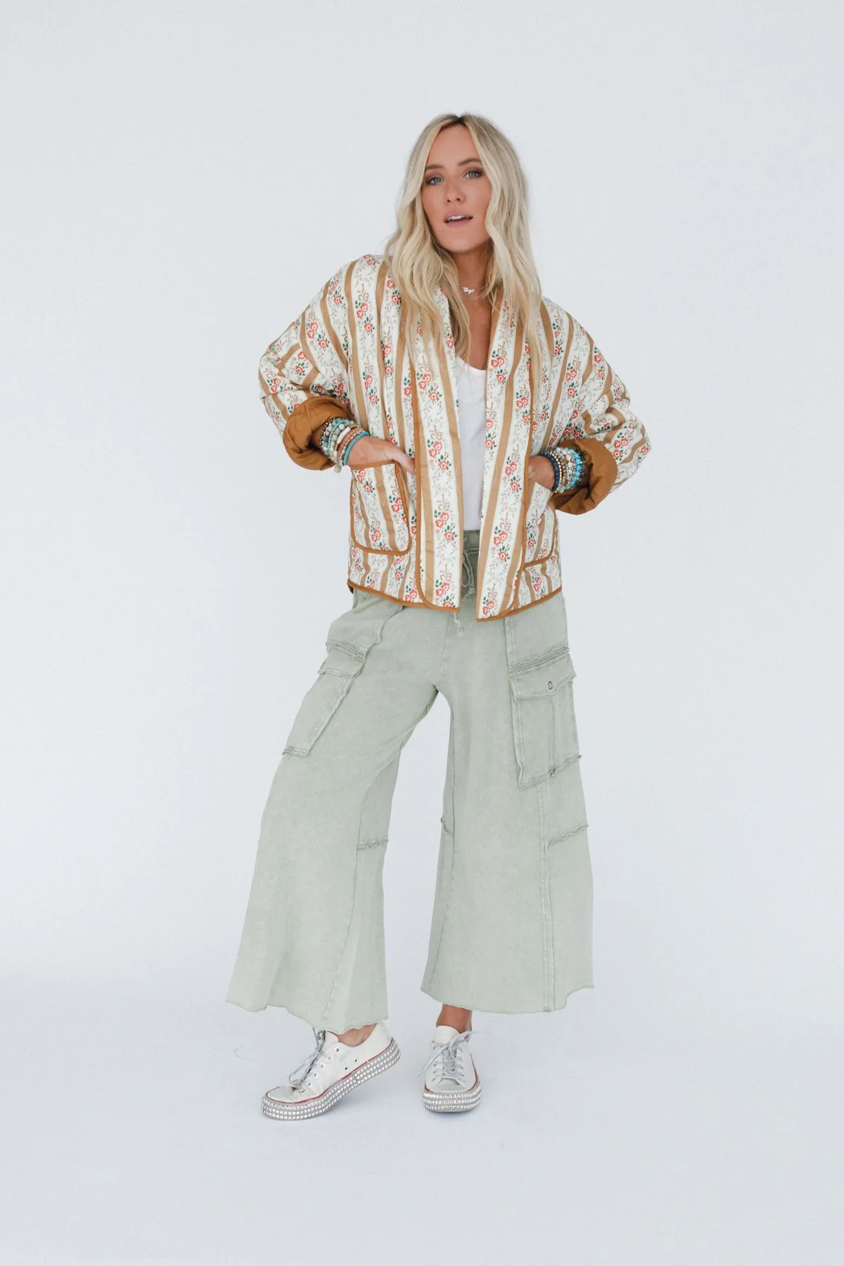 Willow Creek Quilted Jacket - Camel - Image 2