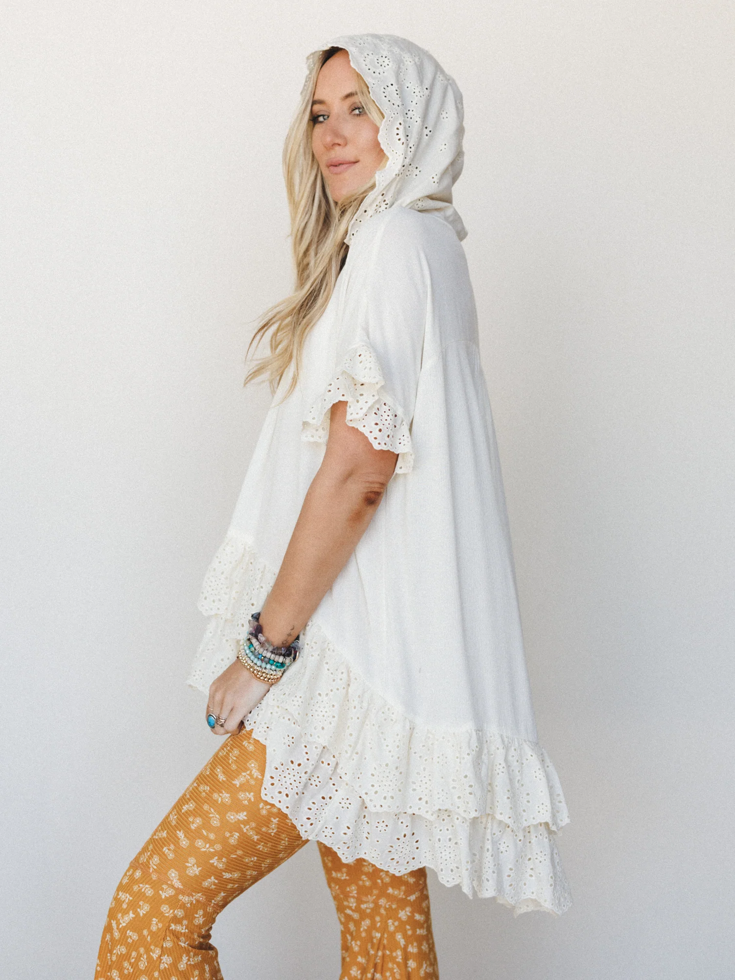 Willow In the Wind Blouse - Ivory - Image 2