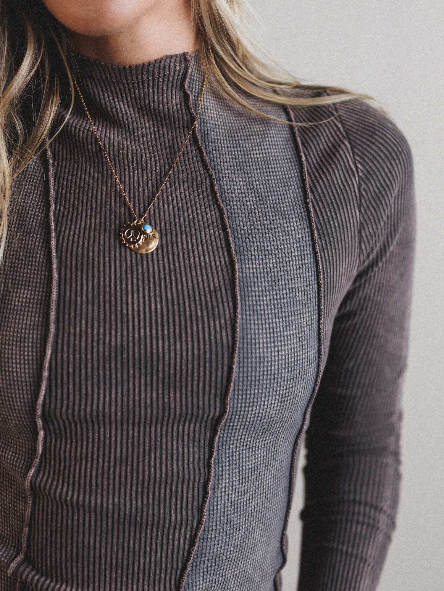 Willow Winds Long Sleeve Top - Ash Oak - Image 3