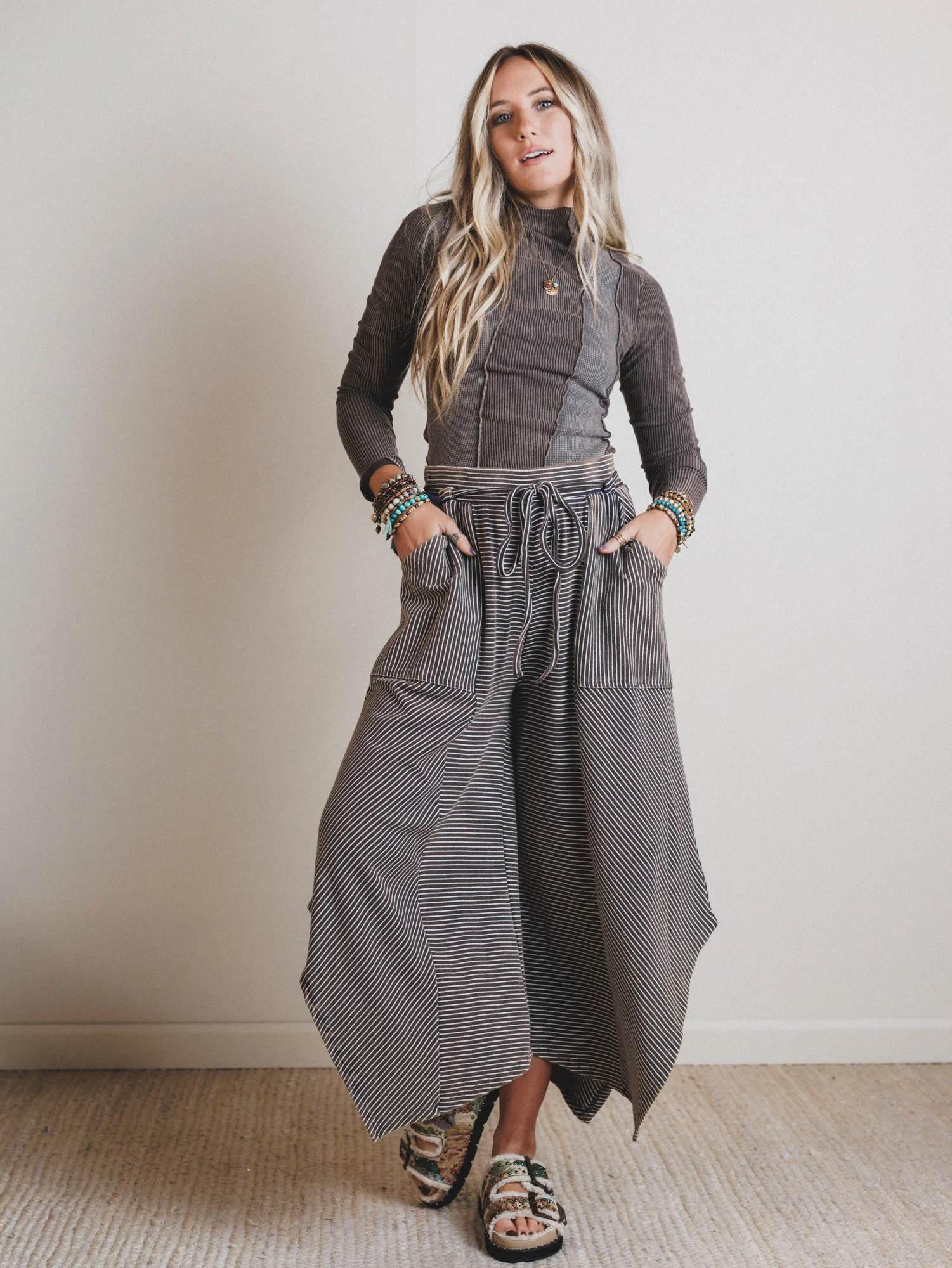 Willow Winds Long Sleeve Top - Ash Oak - Image 5
