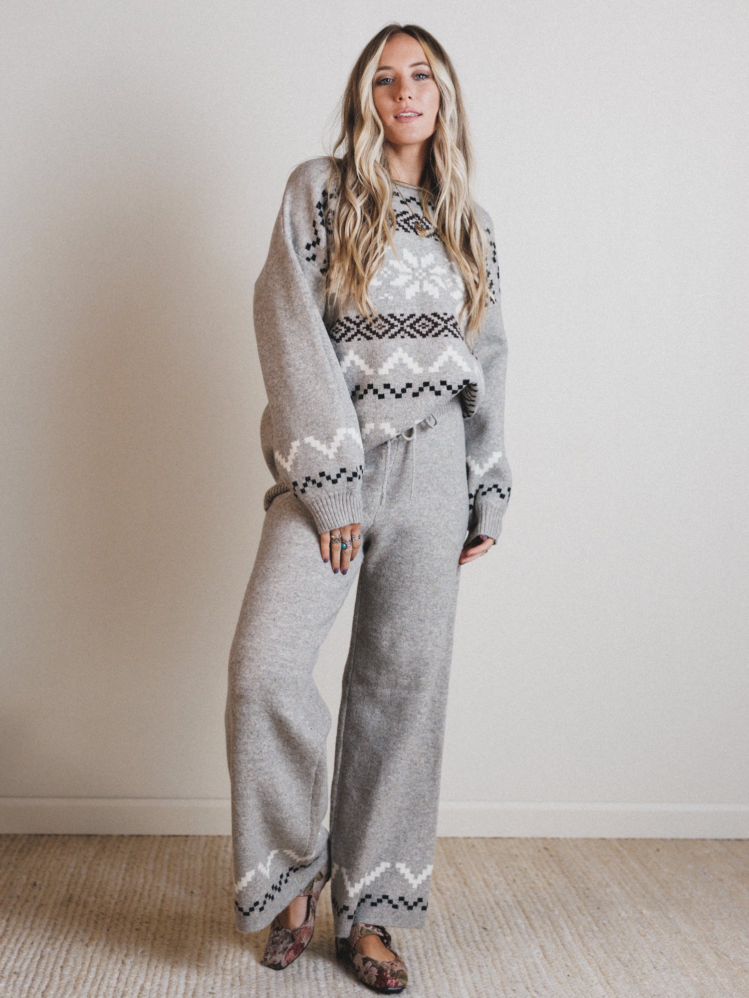 Wonderland Wishes Sweater - Stone - Image 3