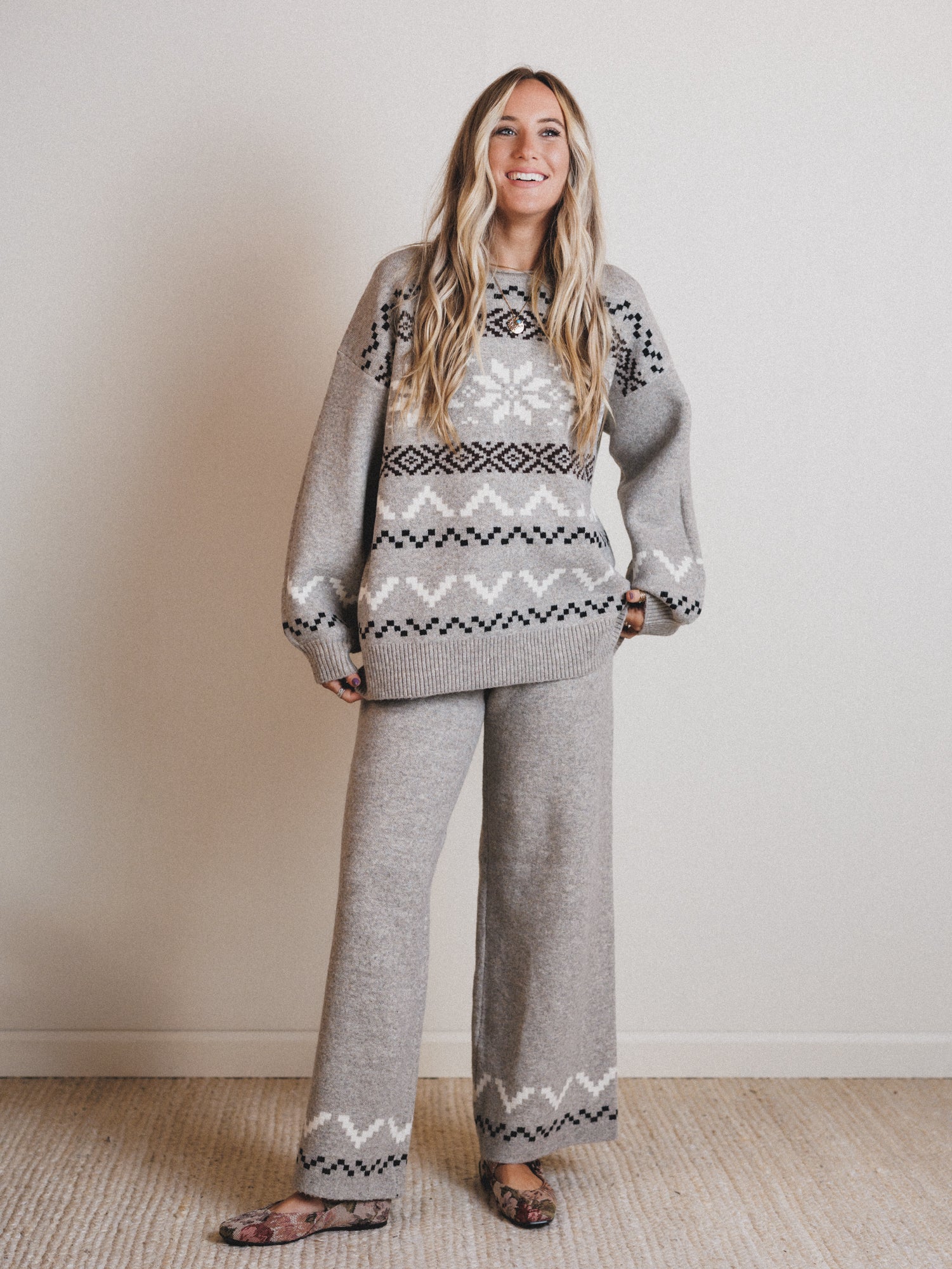 Wonderland Wishes Sweater - Stone - Image 5