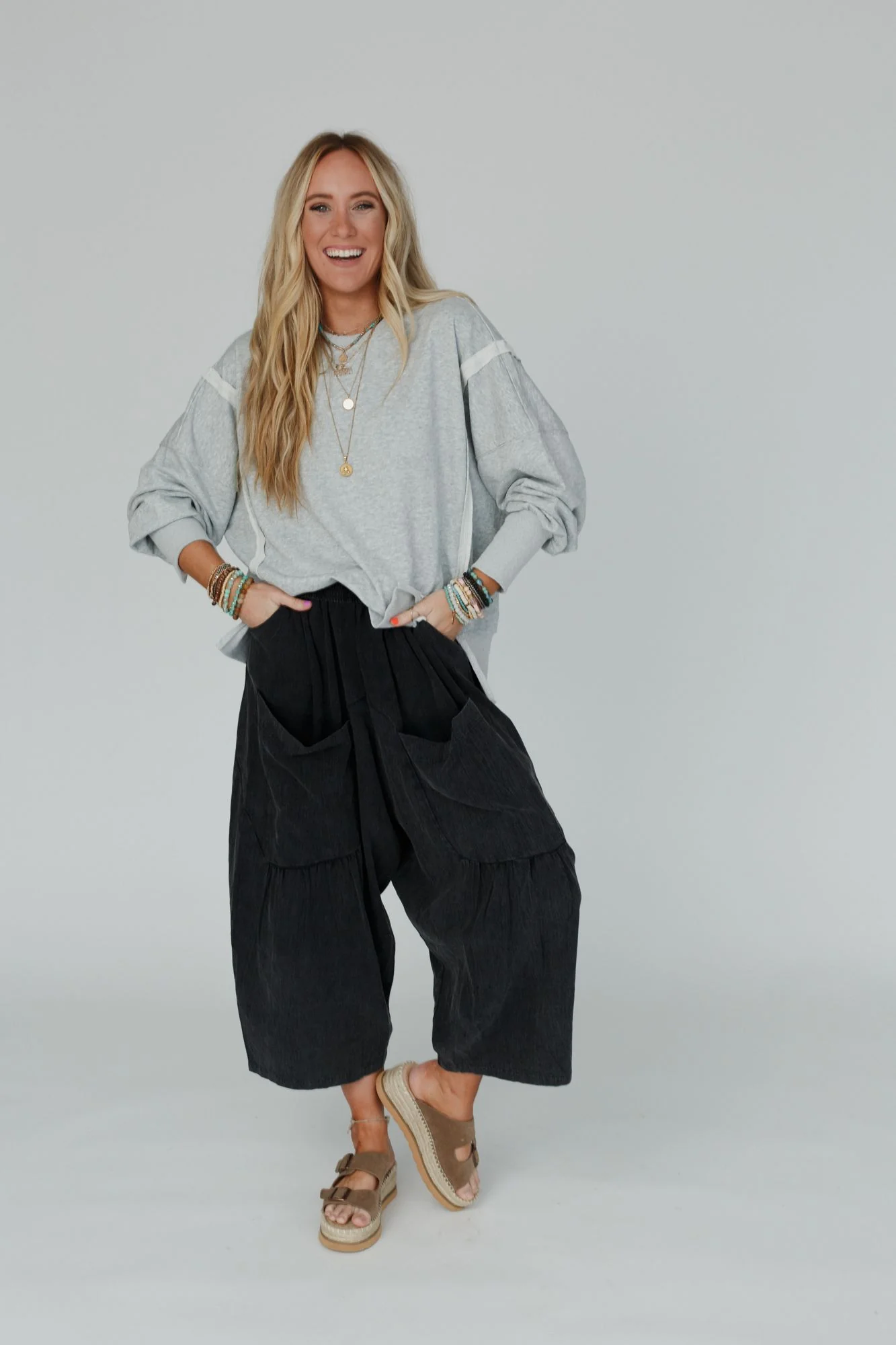 Work It Out Sweatshirt - Heather Gray - Image 5