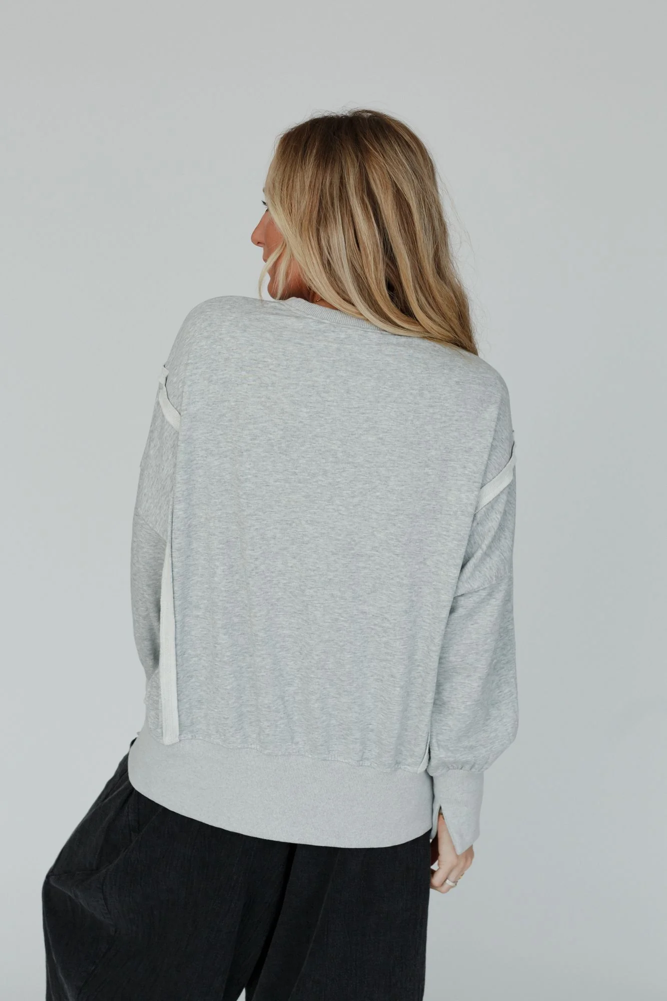 Work It Out Sweatshirt - Heather Gray - Image 6