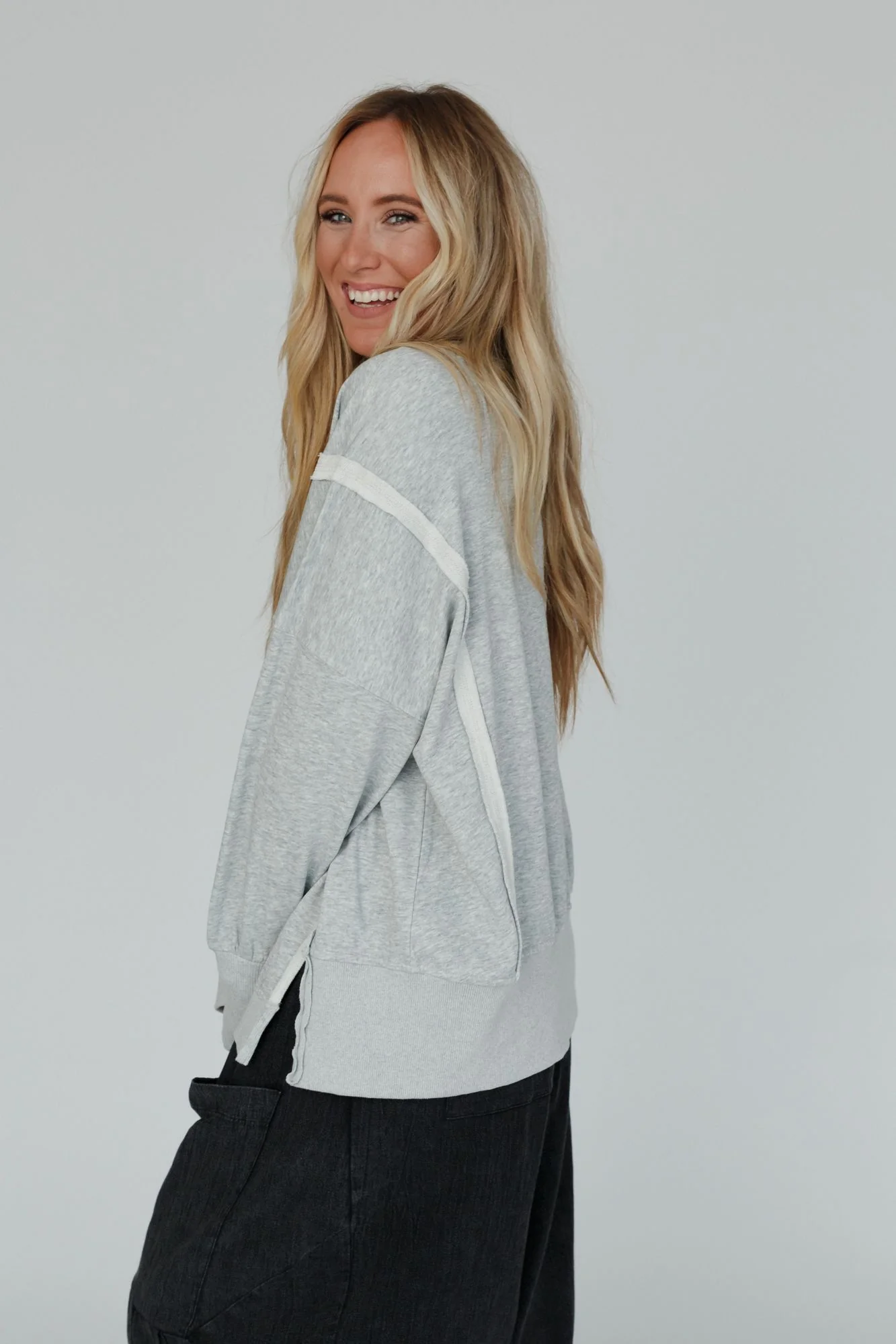 Work It Out Sweatshirt - Heather Gray - Image 7
