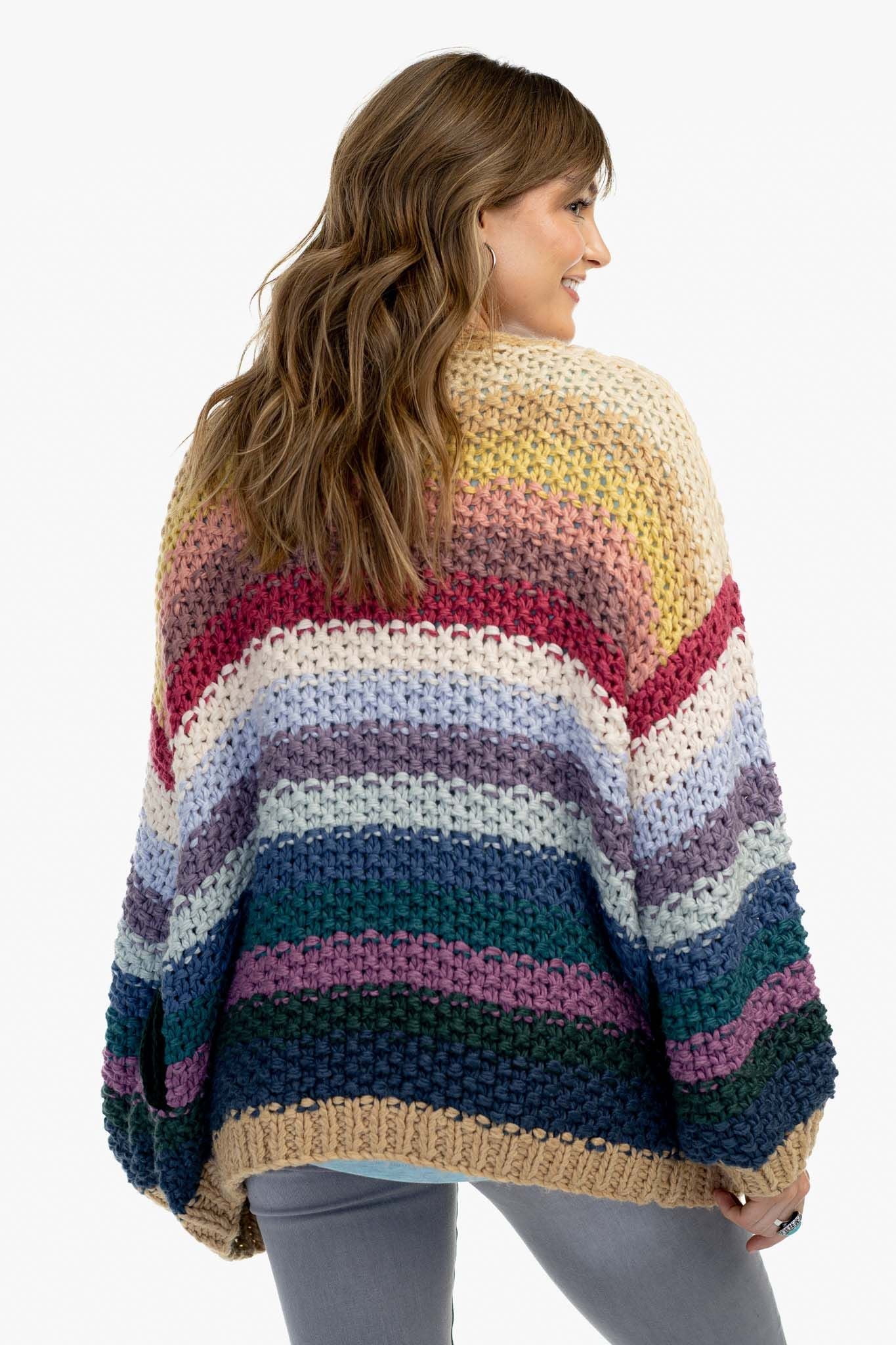 Wrapped up in Color Knit Cardigan - Neutral - Pre Order - Image 6