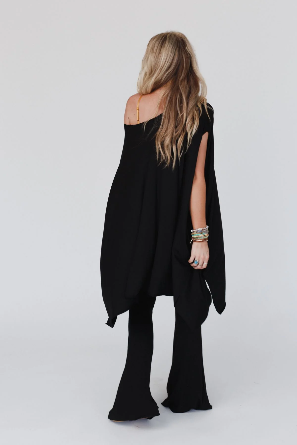Wren Tunic and Cher Flare Set - Black - Image 4