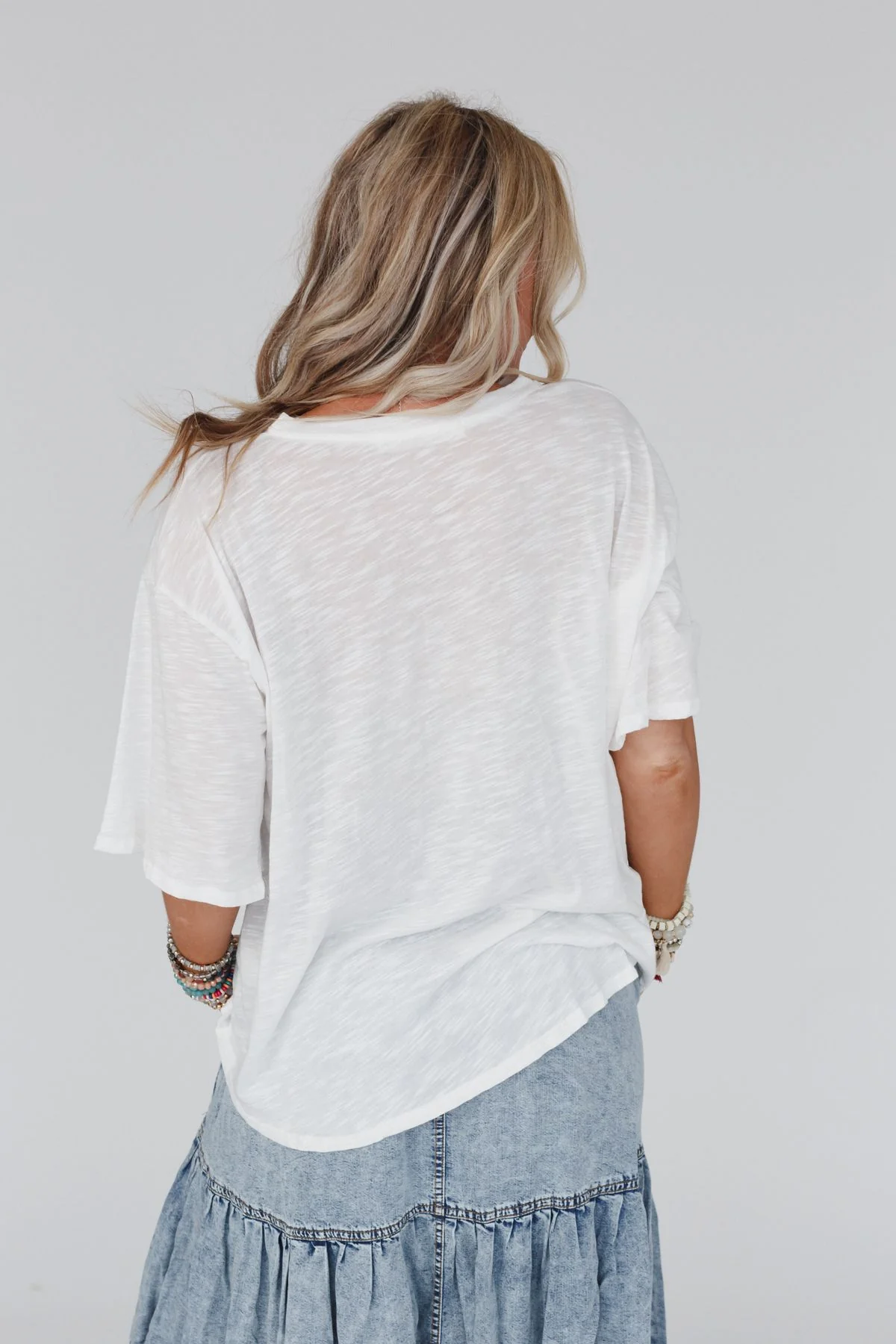 The Nest Your Favorite Slub Tee Shirt - Natural - Image 3